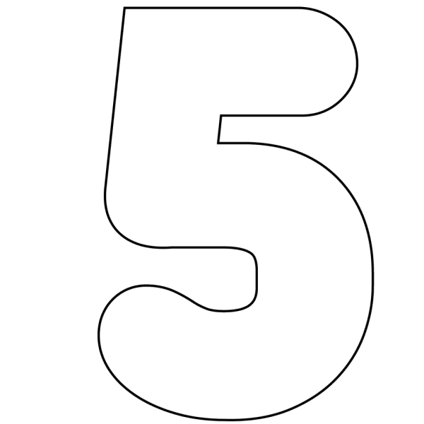 Трафарет "цифры"