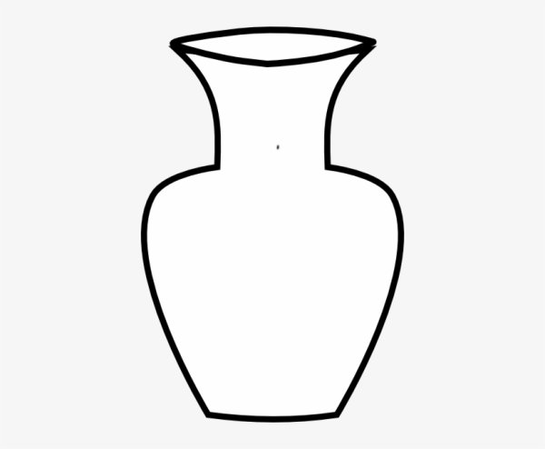 Форма вазы для аппликации