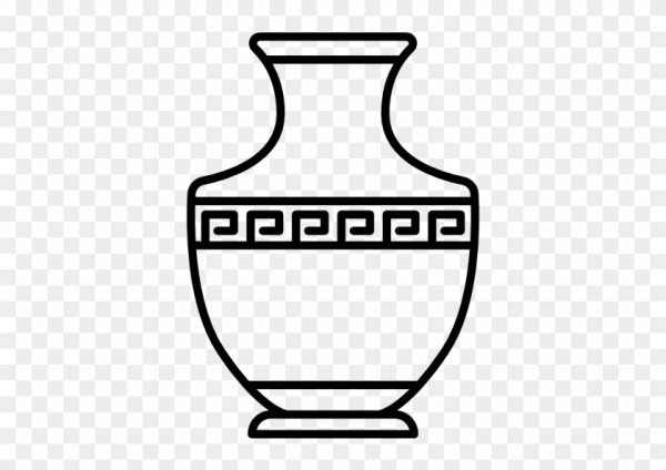 Трафарет вазы