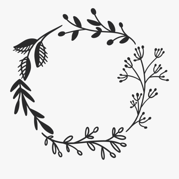 Веточка контур