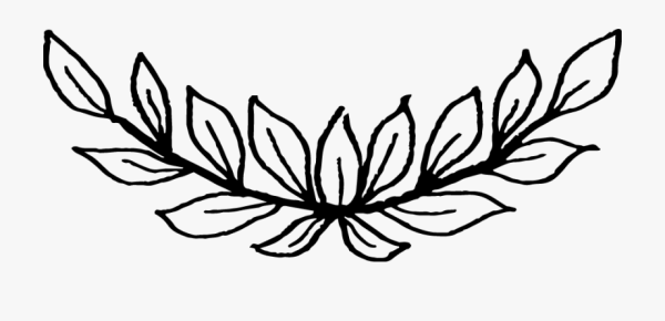 Веточка контур