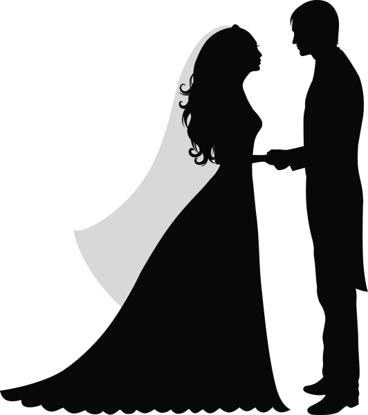 Силуэты влюбленных