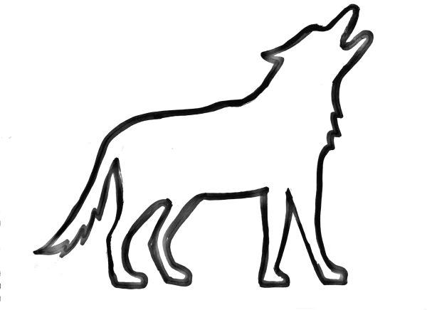 Силуэт диких животных для детей