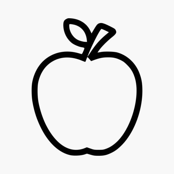 Яблоко пиктограмма
