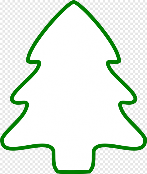 Елочка контур