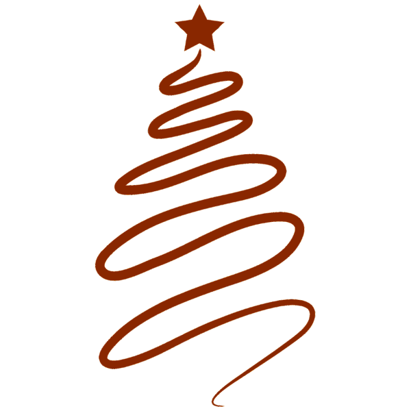 Елочка линиями