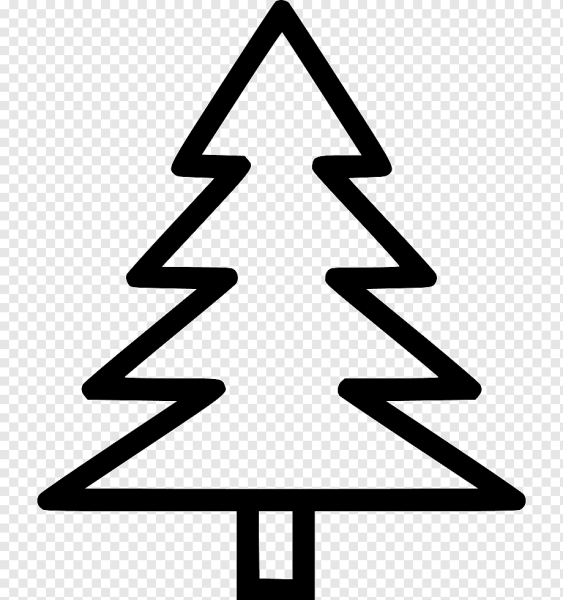 Схематичное изображение елки