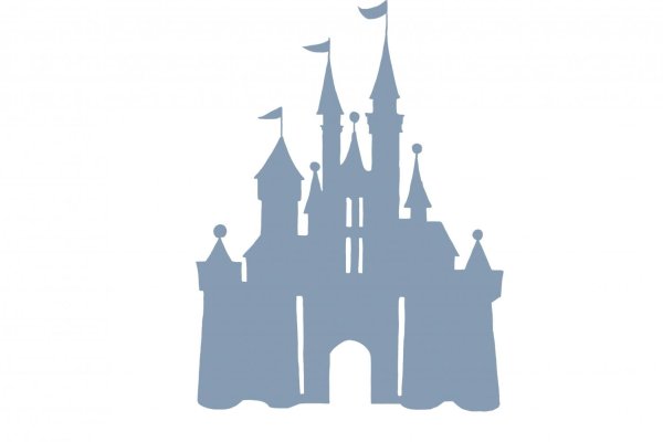 Силуэт замка сказочного