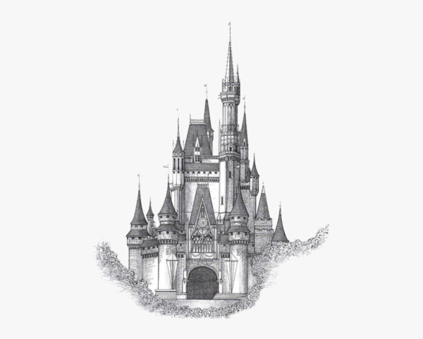 Эскиз замка Нойшванштайн