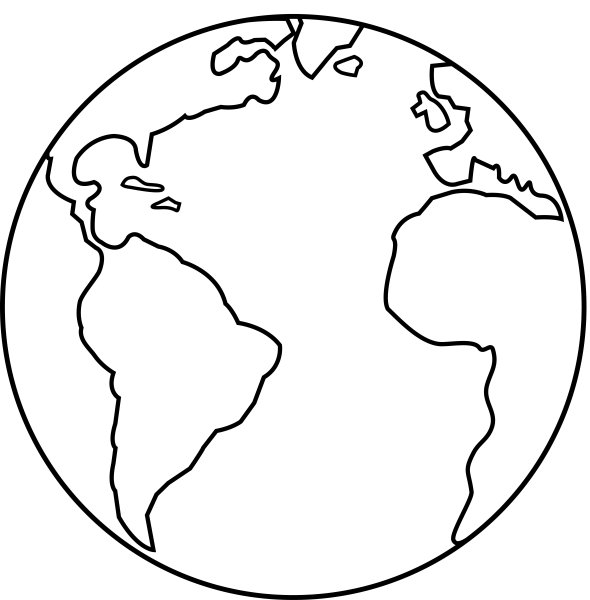 Земля раскраска