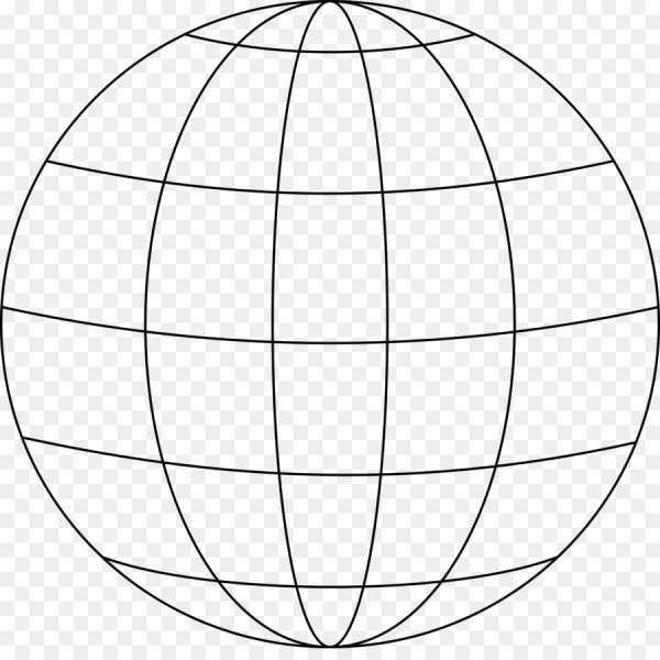Меридианы и параллели на глобусе