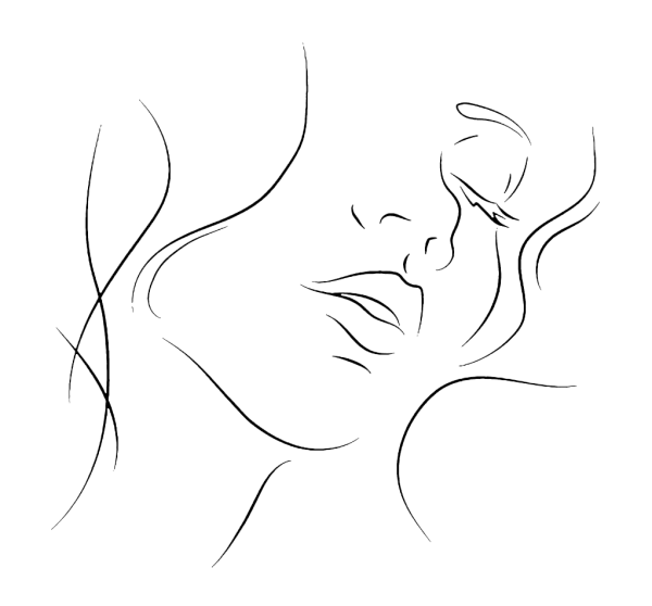 Очертания женского лица