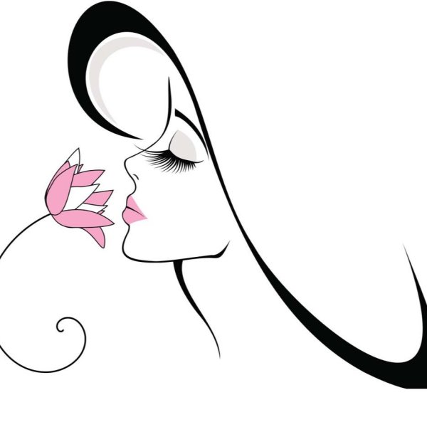 Силуэт женского лица