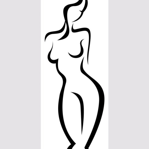 Стилизованная женская фигура