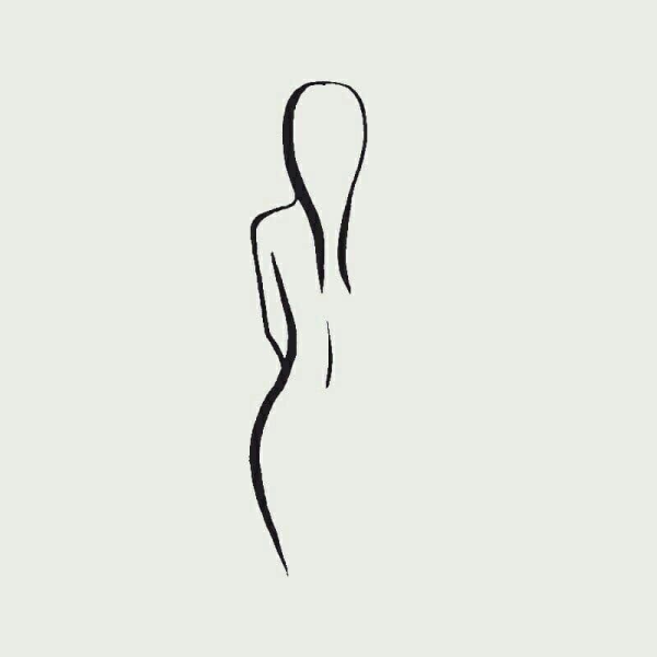 Очертания женской фигуры