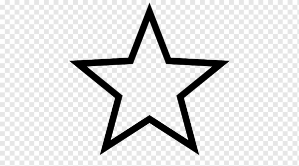 Черная пятиконечная звезда