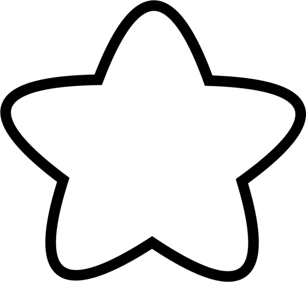 Звездочка контур