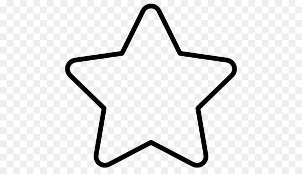 Звезда контур