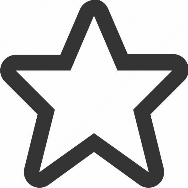 Пятиконечная звезда трафарет на а4