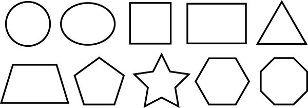Геометрические фигуры контур