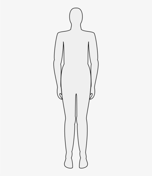 Очертание человека