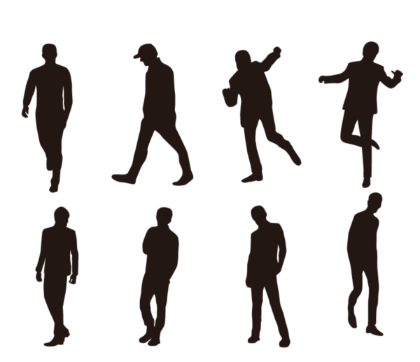 Контур человека