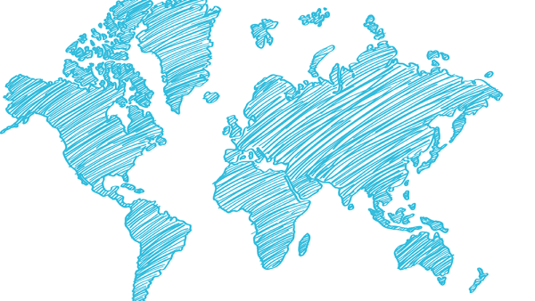 Карта мира на прозрачном фоне