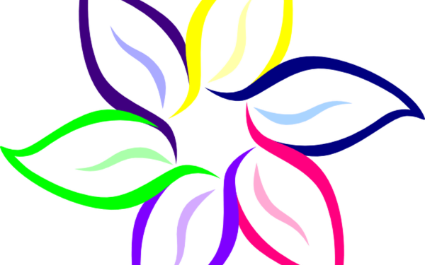 Эмблема с цветами