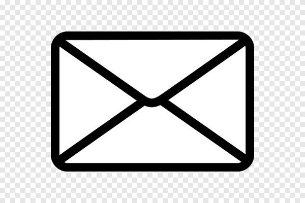 Иконка конверт на прозрачном фоне