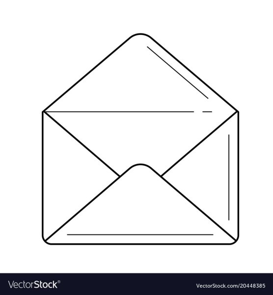 Конверт раскраска