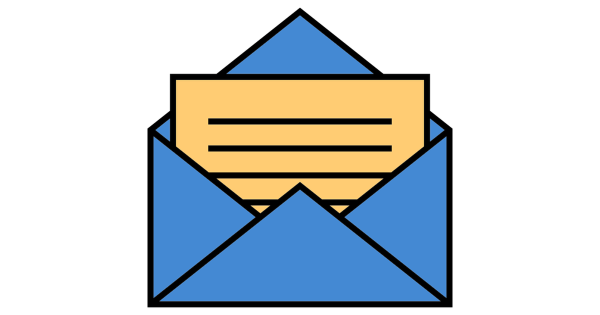 Письмо мультяшное