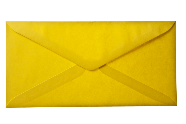 Конверт на прозрачном фоне