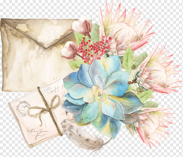 Акварельные иллюстрации для открыток