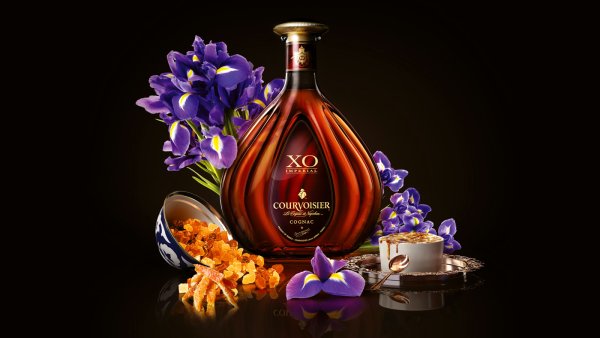 Коньяк с цветами