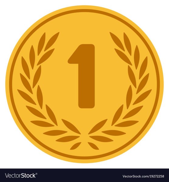 Монета 1 вектор