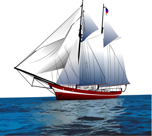 Корабль мультяшный на прозрачном фоне
