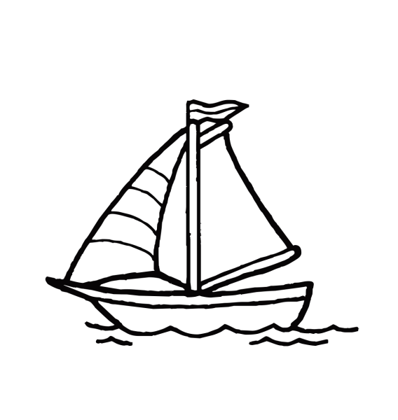 Парусник контур