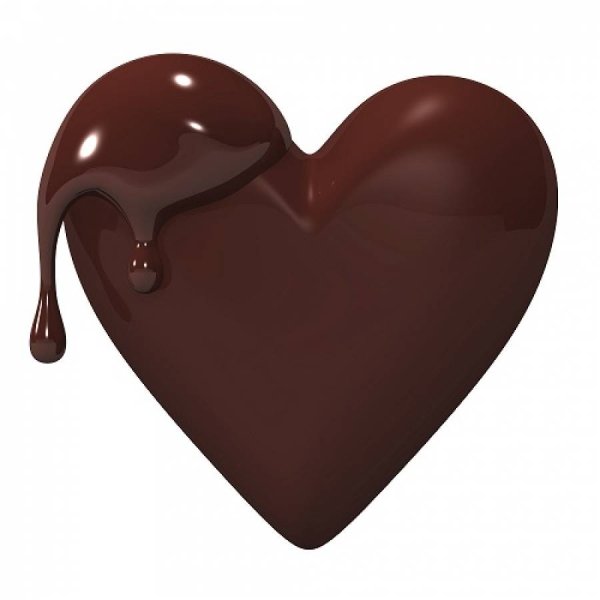 Коричневое сердечко