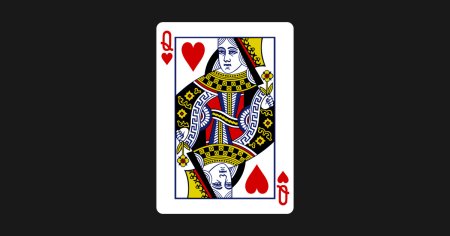 Игральная карта с двух сторон