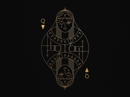 Король карта вектор Минимализм