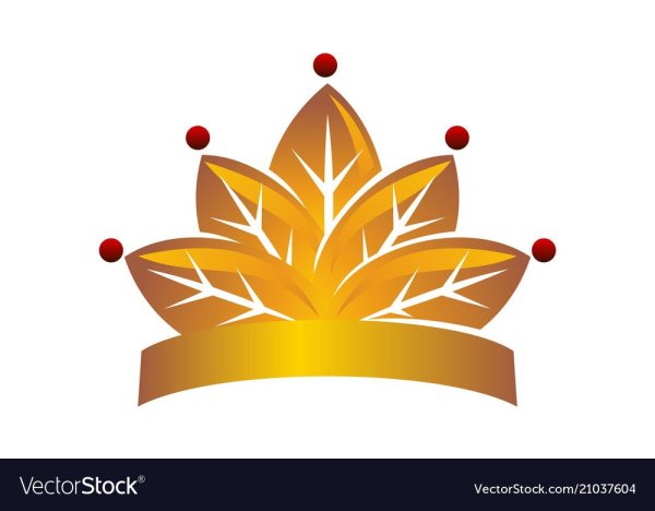 Корона с листьями