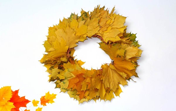 Веночек из листьев