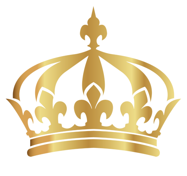 Корона золото вектор