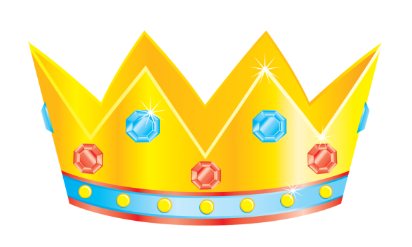 Корона нарисованная на прозрачном фоне