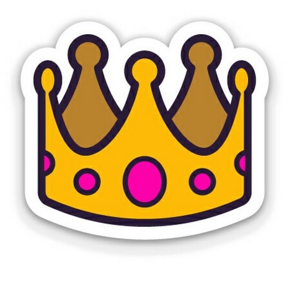 Корона смайлик эмодзи
