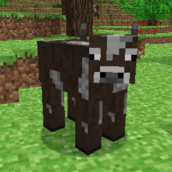 Маленькая корова в МАЙНКРАФТЕ