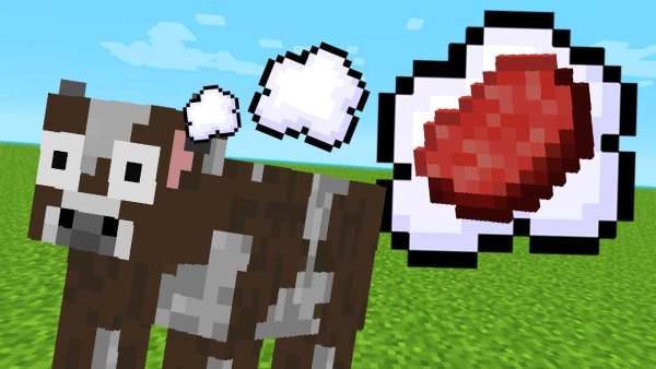 Корова в МАЙНКРАФТЕ