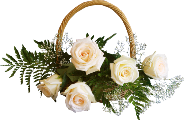 Букет на прозрачном фоне для фотошопа