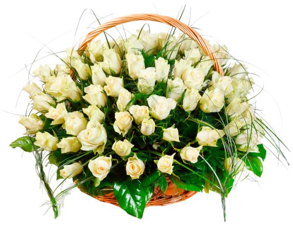 Корзина с цветами