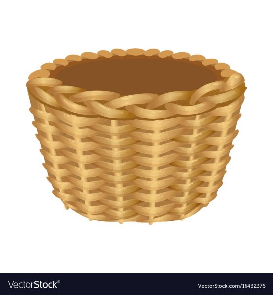 Корзина плетеная мультяшная